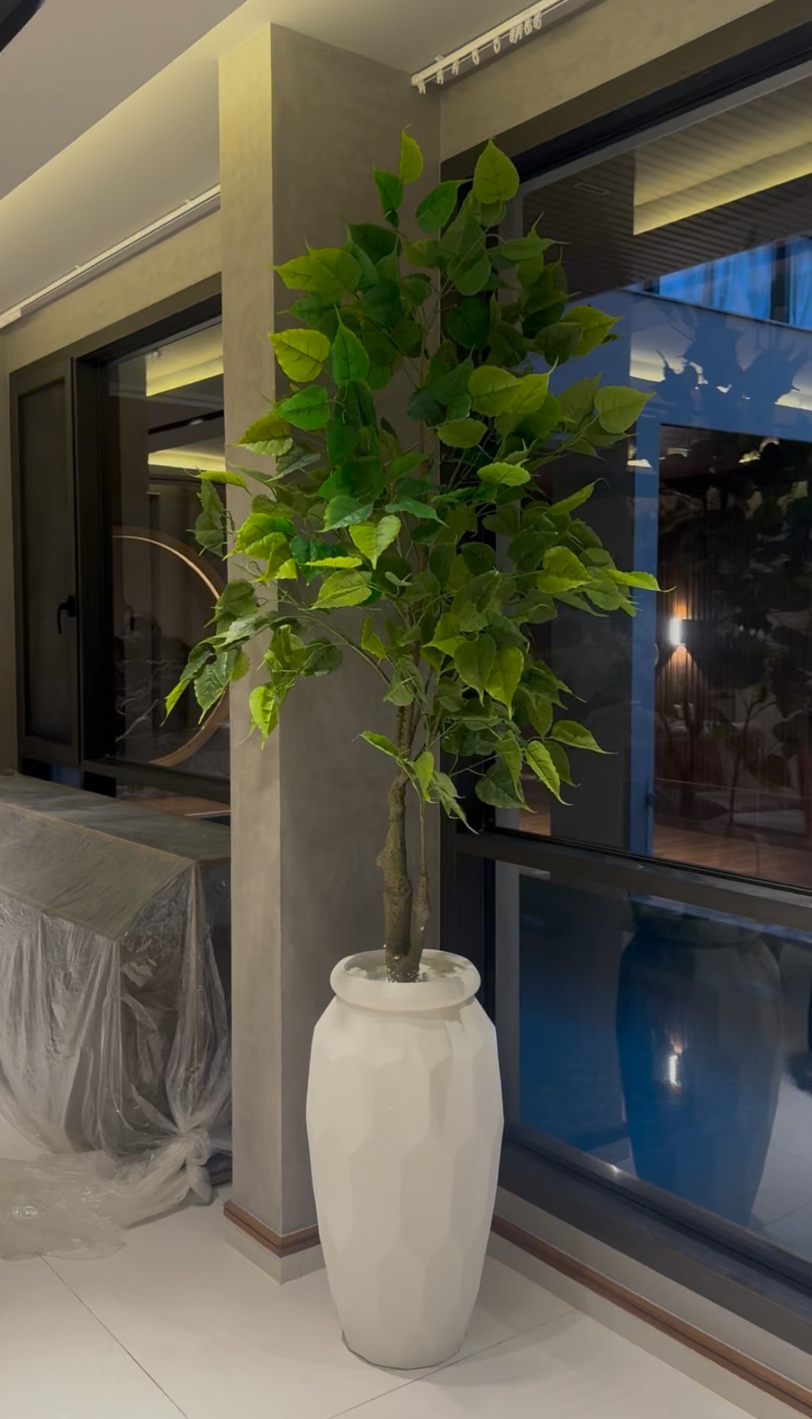 Large Artificial Ficus Floor Tree | Indoor Greenery Pakistan | Decor  Accents  Rajpoot Flower House