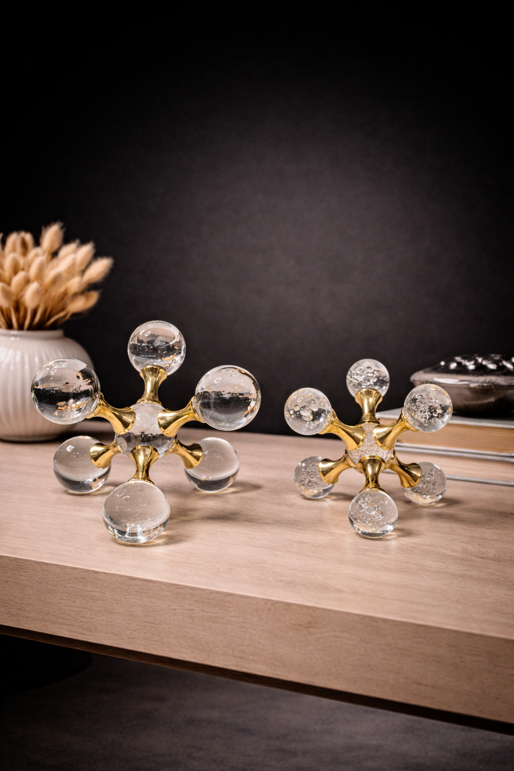 crystal corona decoration piece