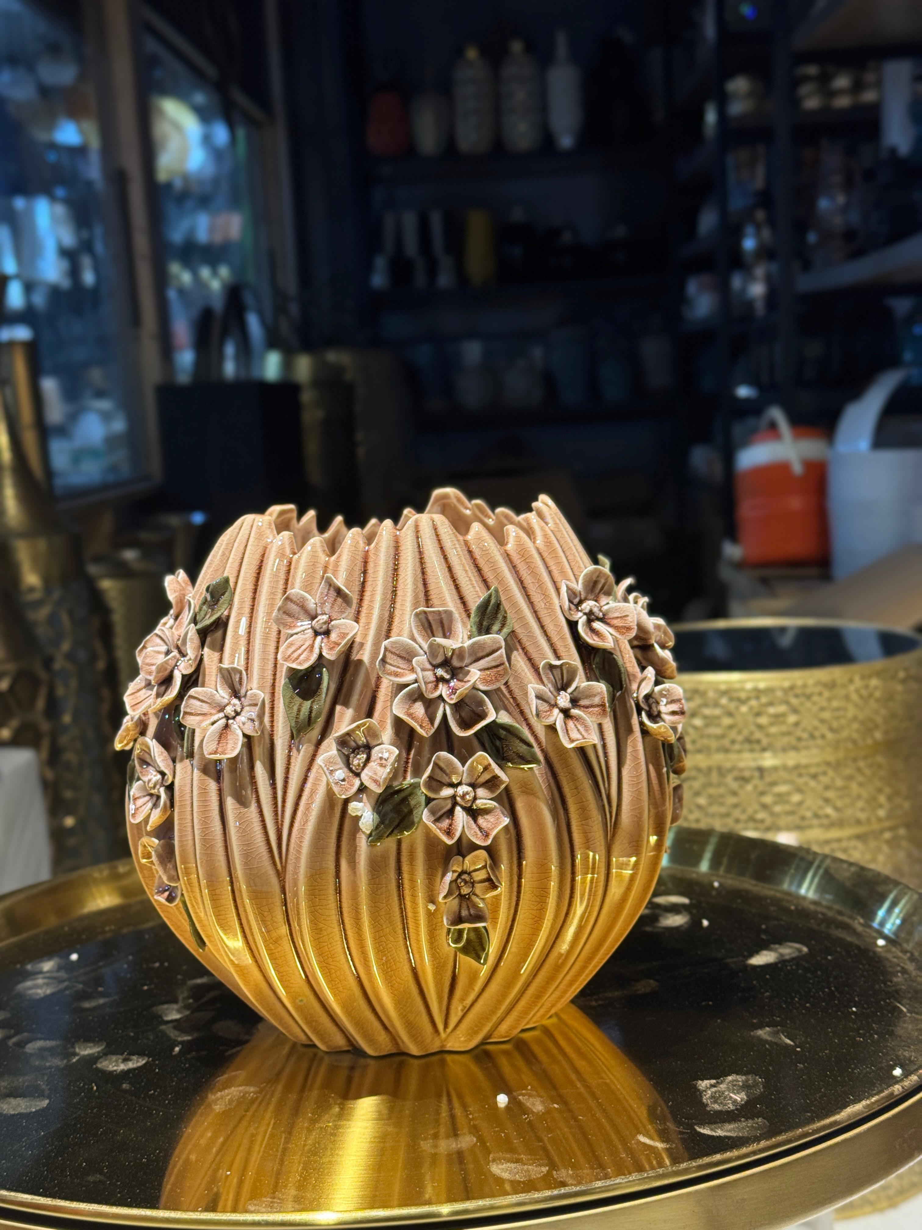 Ceramic Flower Vase for Home Decor