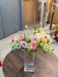 Artificial Rose Bunches – Pink or Yellow