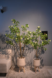 Artificial Flowering Tree without Tripod Planter - Multiple Sizes