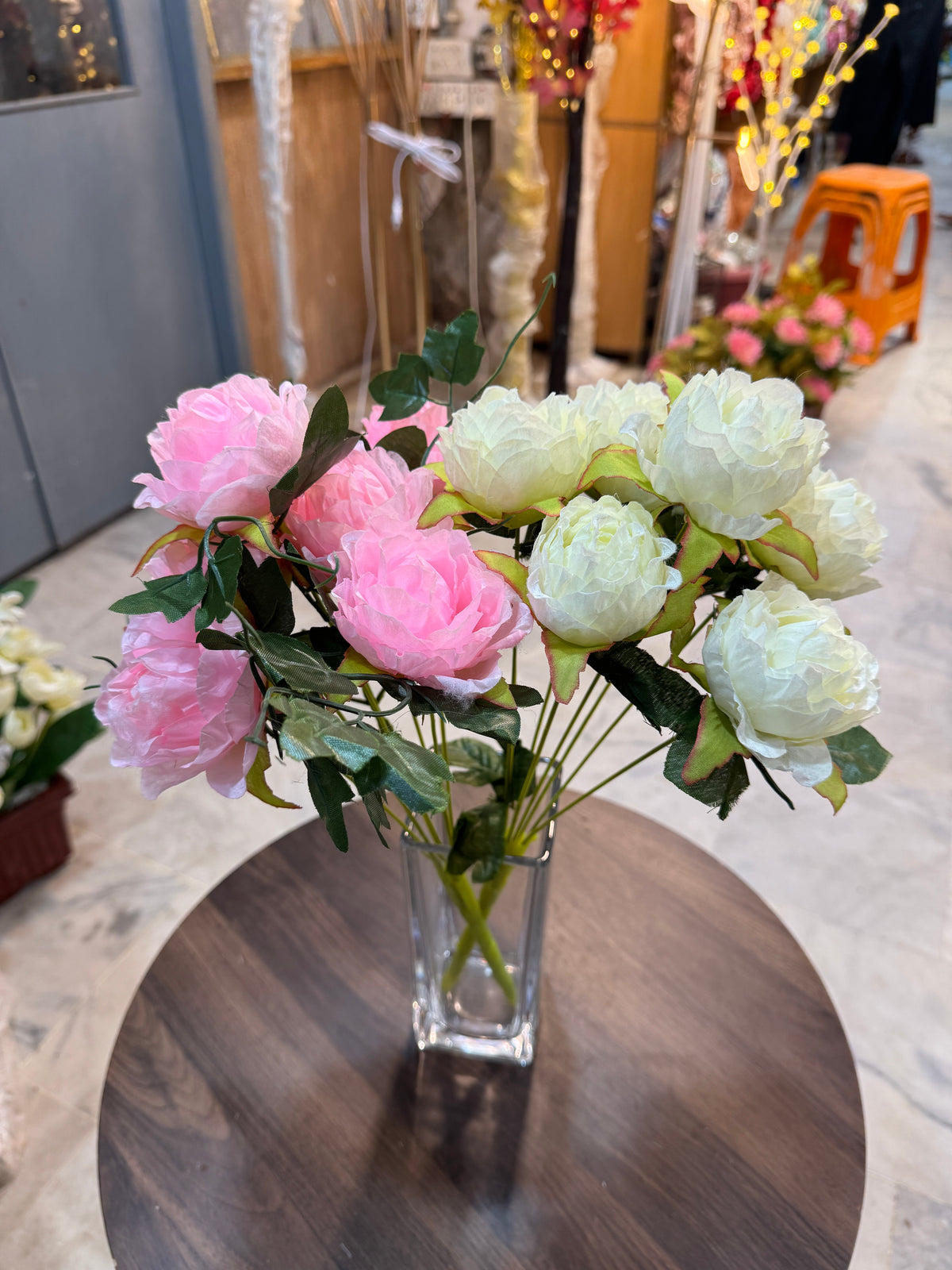 Imported Artificial Flower Bunches – Pink or White