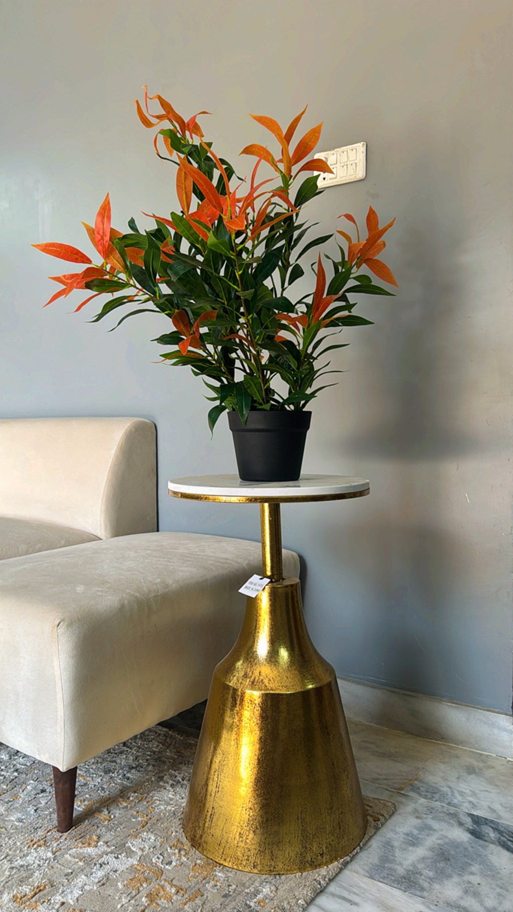 Artificial Red Bamboo Plant