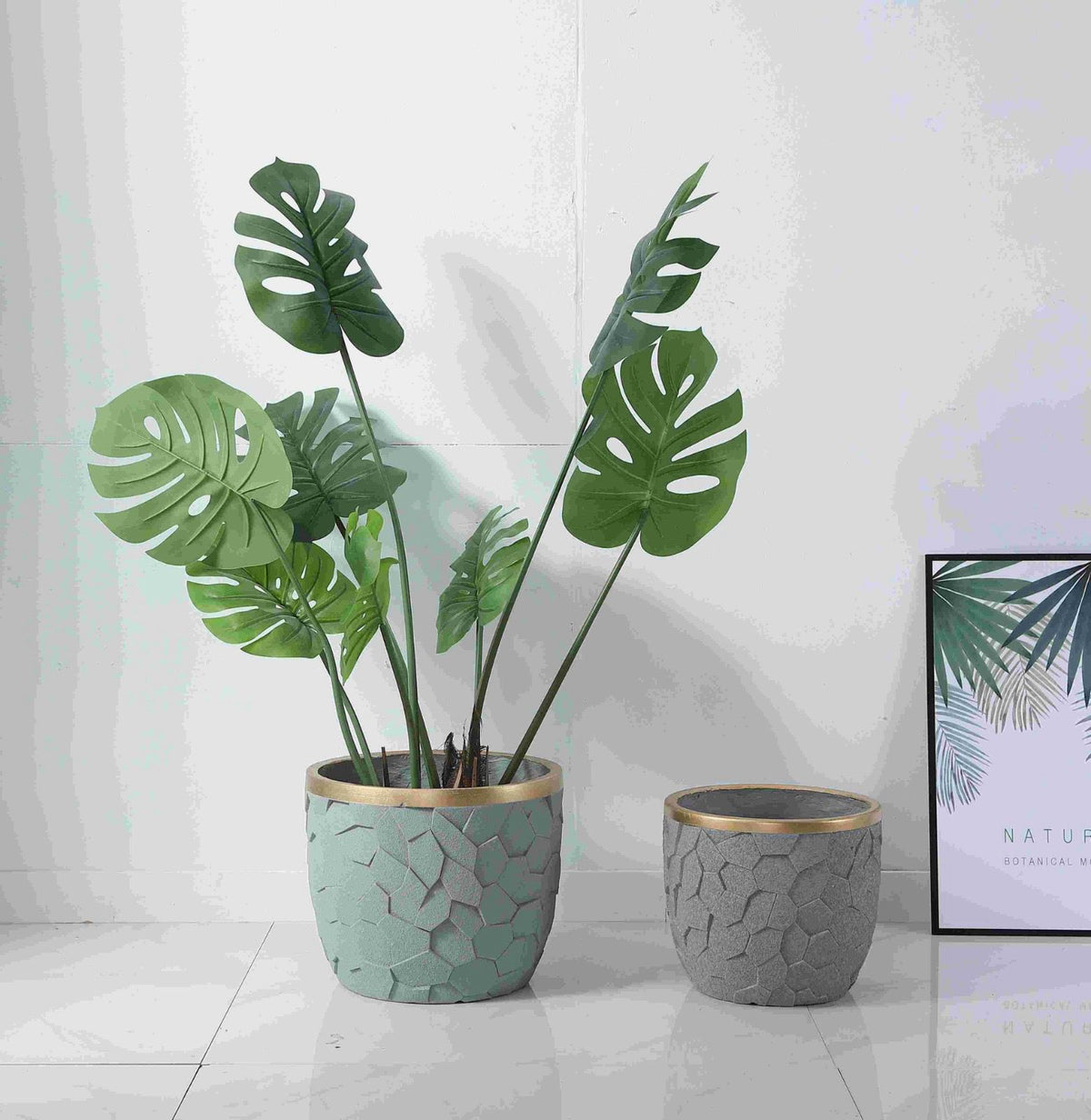 Contemporary Ceramic Planter – Medium & Large