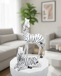 "The Monochrome Zebra | Designer Series Animal Sculpture"