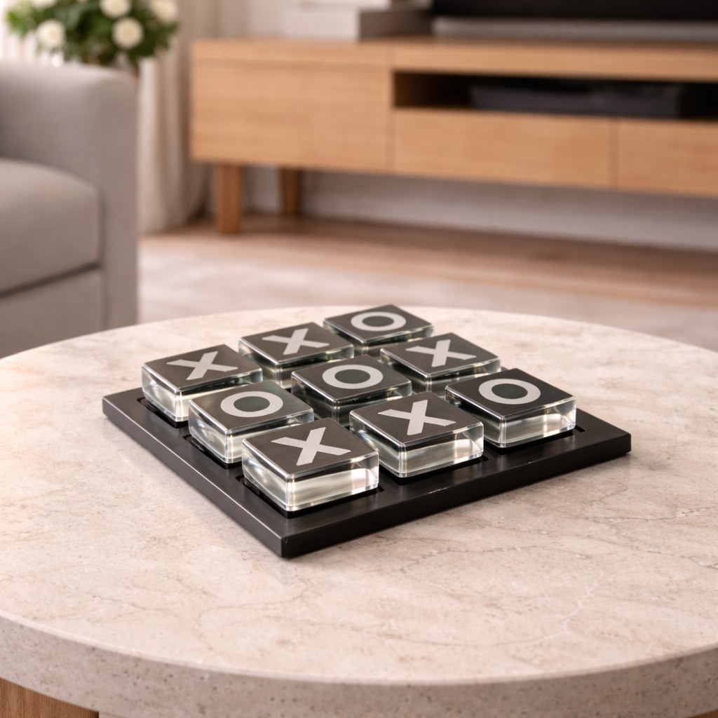 Luxury Acrylic Tic Tac Toe Board