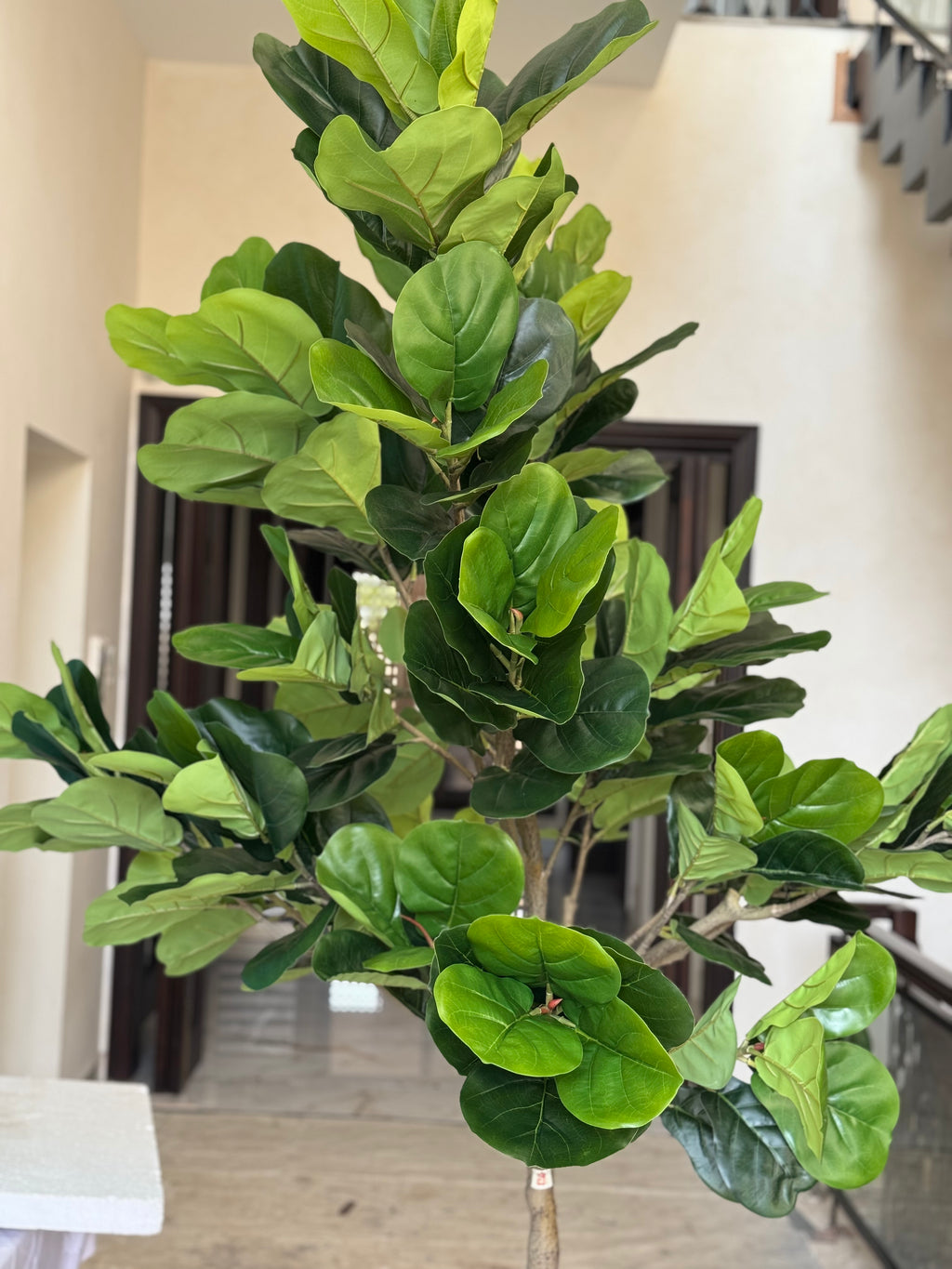 Premium Artificial Fiddle Leaf Fig Tree with Round Pot