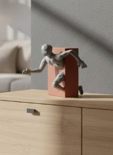 "The Breakaway" Modern Decorative Figure Sculpture