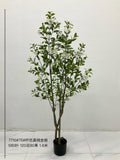 EASYCOMFORT Fake Camellia Tree Plant