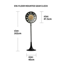 Cheval Wall Clock - Elegant Wooden Design with Light Brown Numbers     