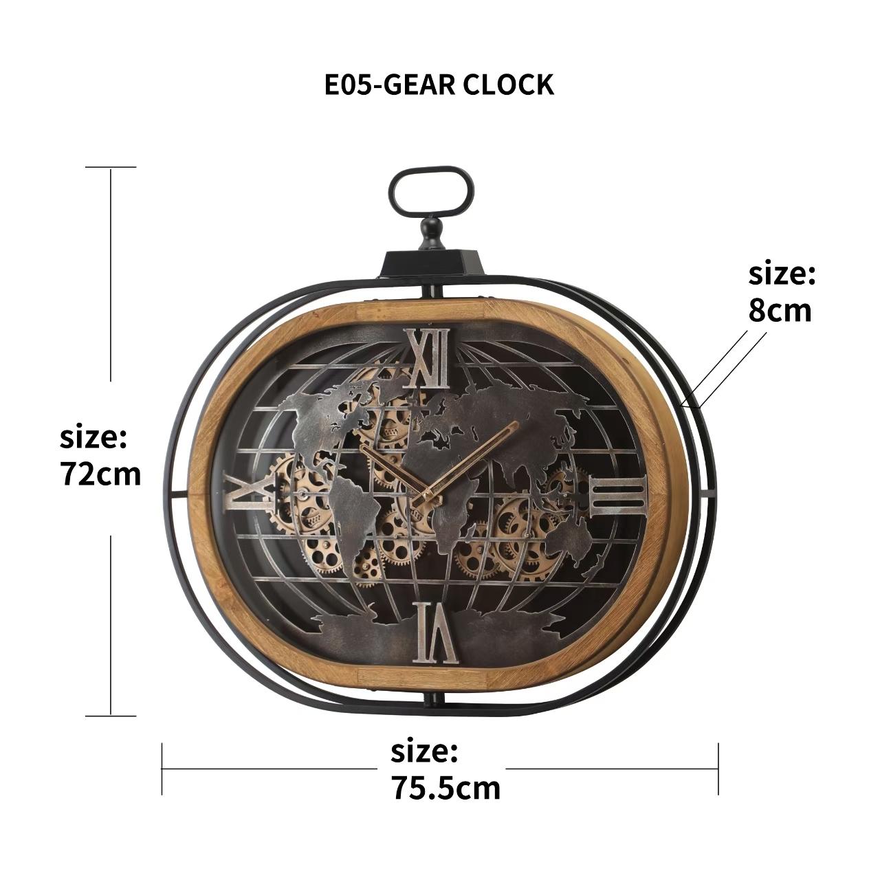 Luxury Gear Wall Clock