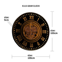 Colorado Moving Gear Wall Clock