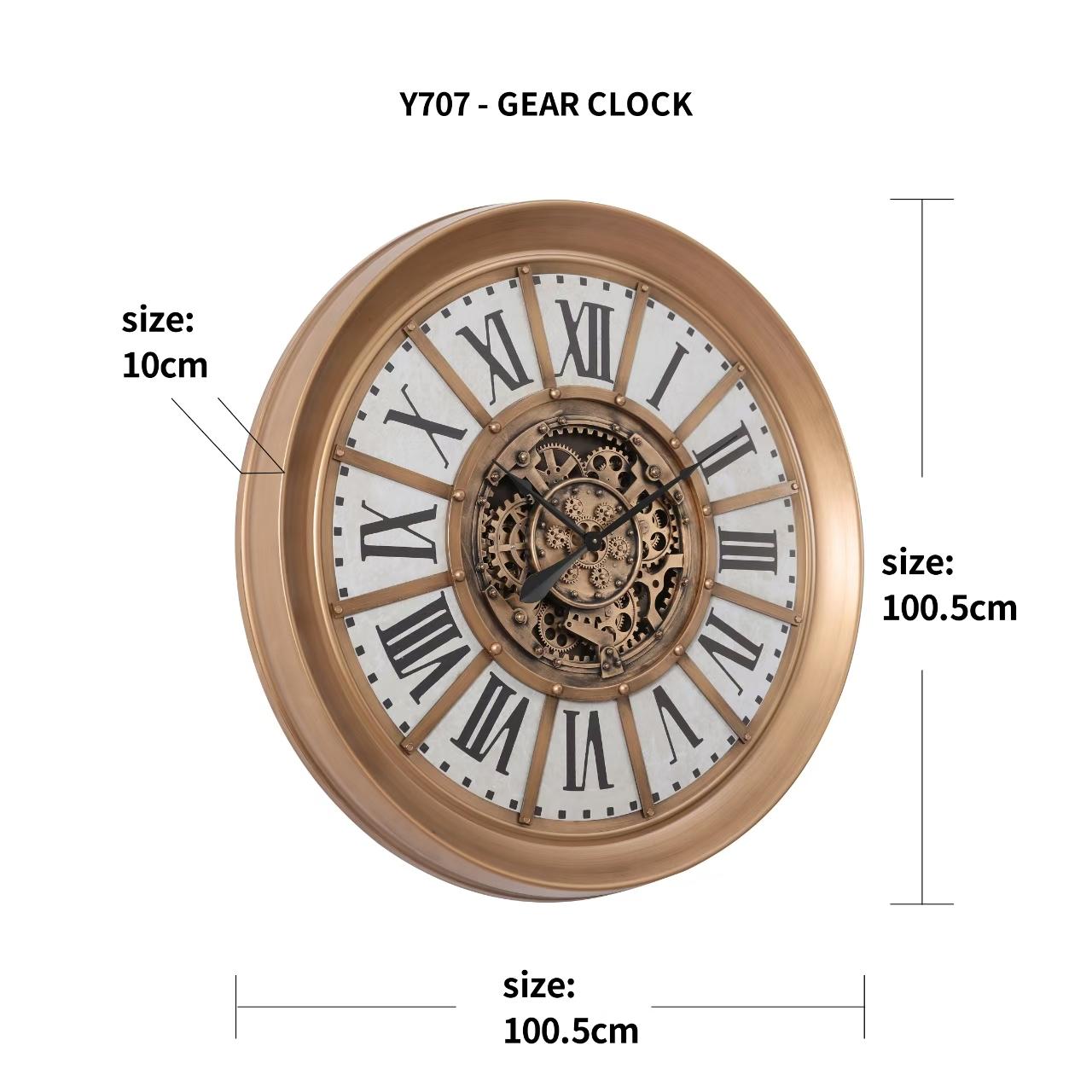 Industrial/vintage-inspired clock range