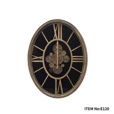 Black Foster Clock - Elegant Timepiece for Home Decor 