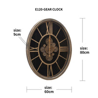 Black Foster Clock - Elegant Timepiece for Home Decor 