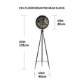 Phantom Dial Tripod Standing Clock