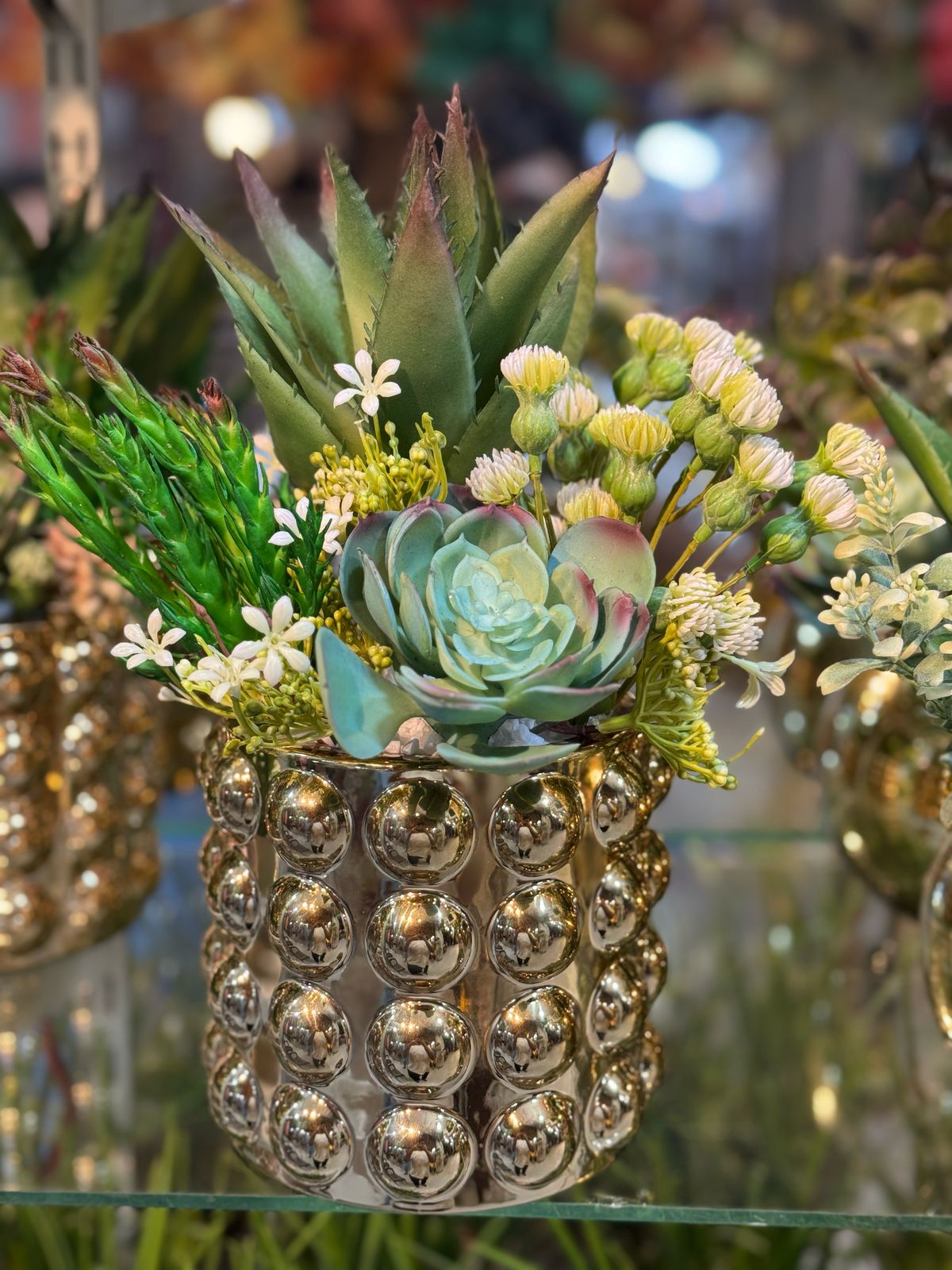 Pineapple Bowl Flower Pot Gold Home Decor Modern Plant Holder Pots Indoor