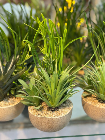 Artificial Flower Succulent Plant Bonsai DIY