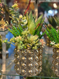 Pineapple Bowl Flower Pot Gold Home Decor Modern Plant Holder Pots Indoor