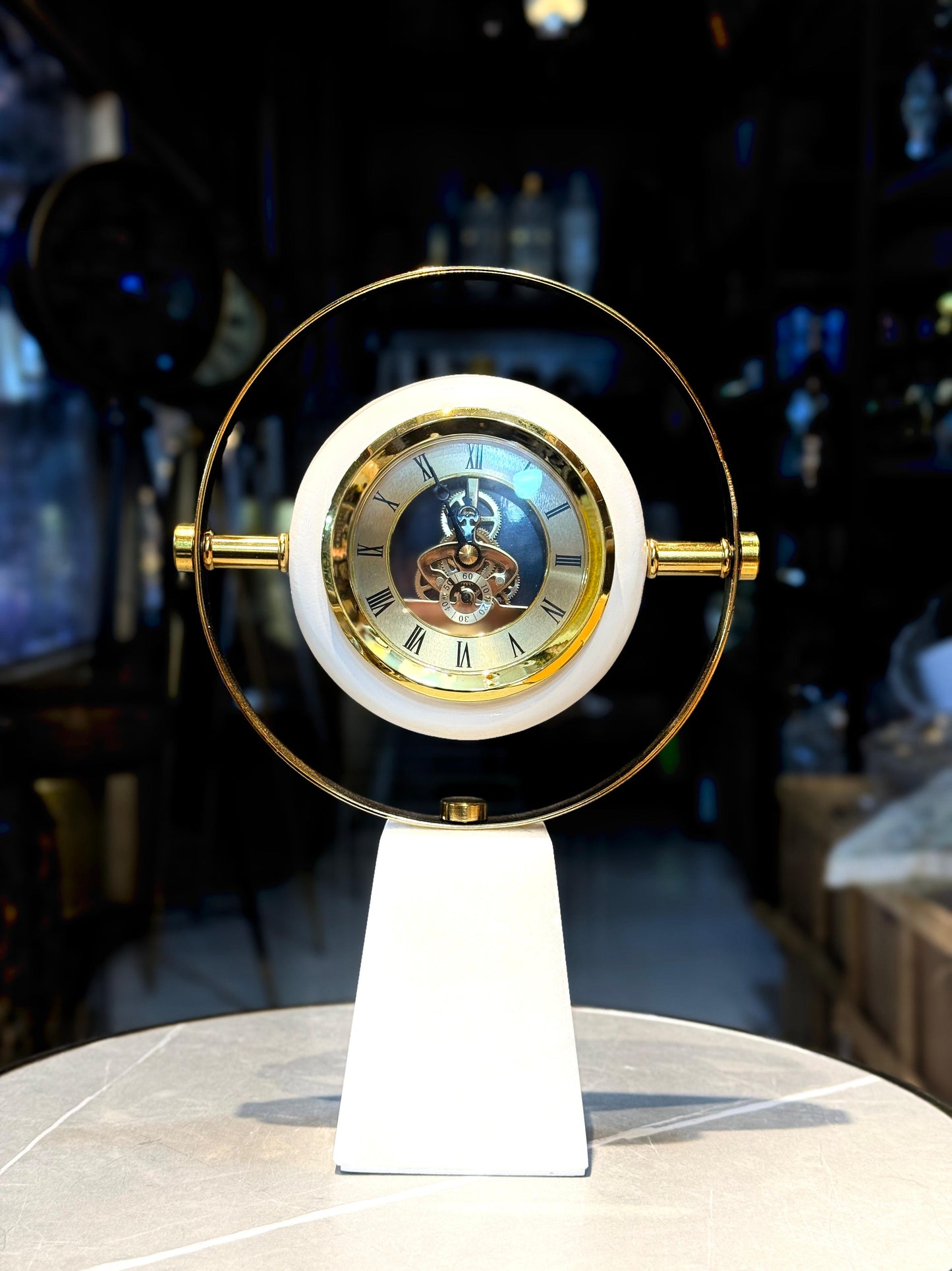 Office Luxurious Desk Clock Decor