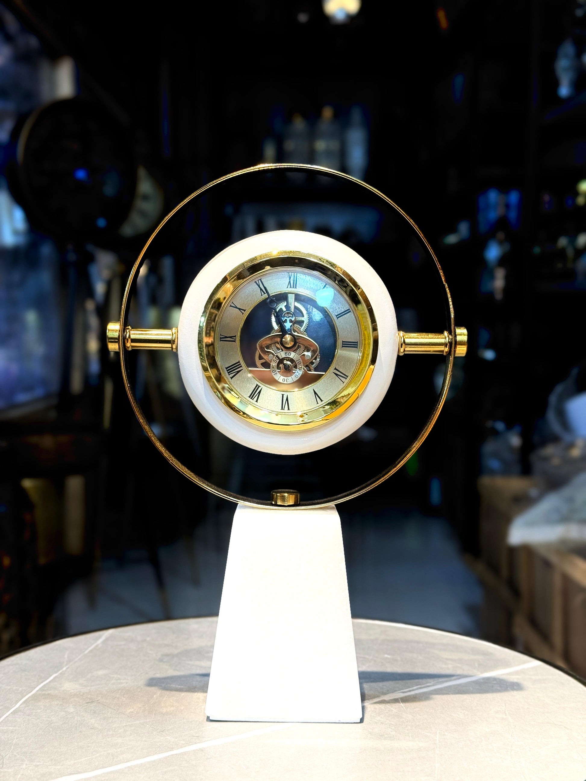 Office Luxurious Desk Clock Decor