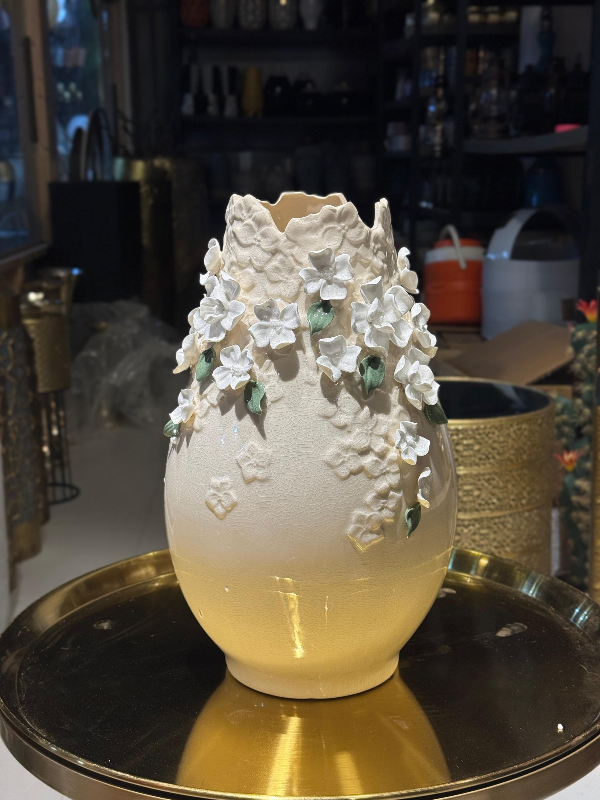 Ceramic Flower Vase for Home Decor
