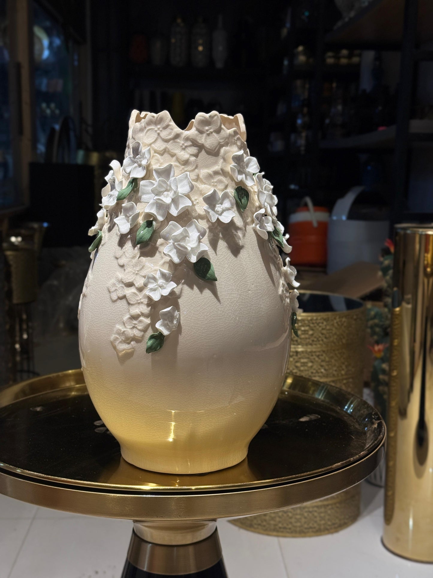 Ceramic Flower Vase for Home Decor