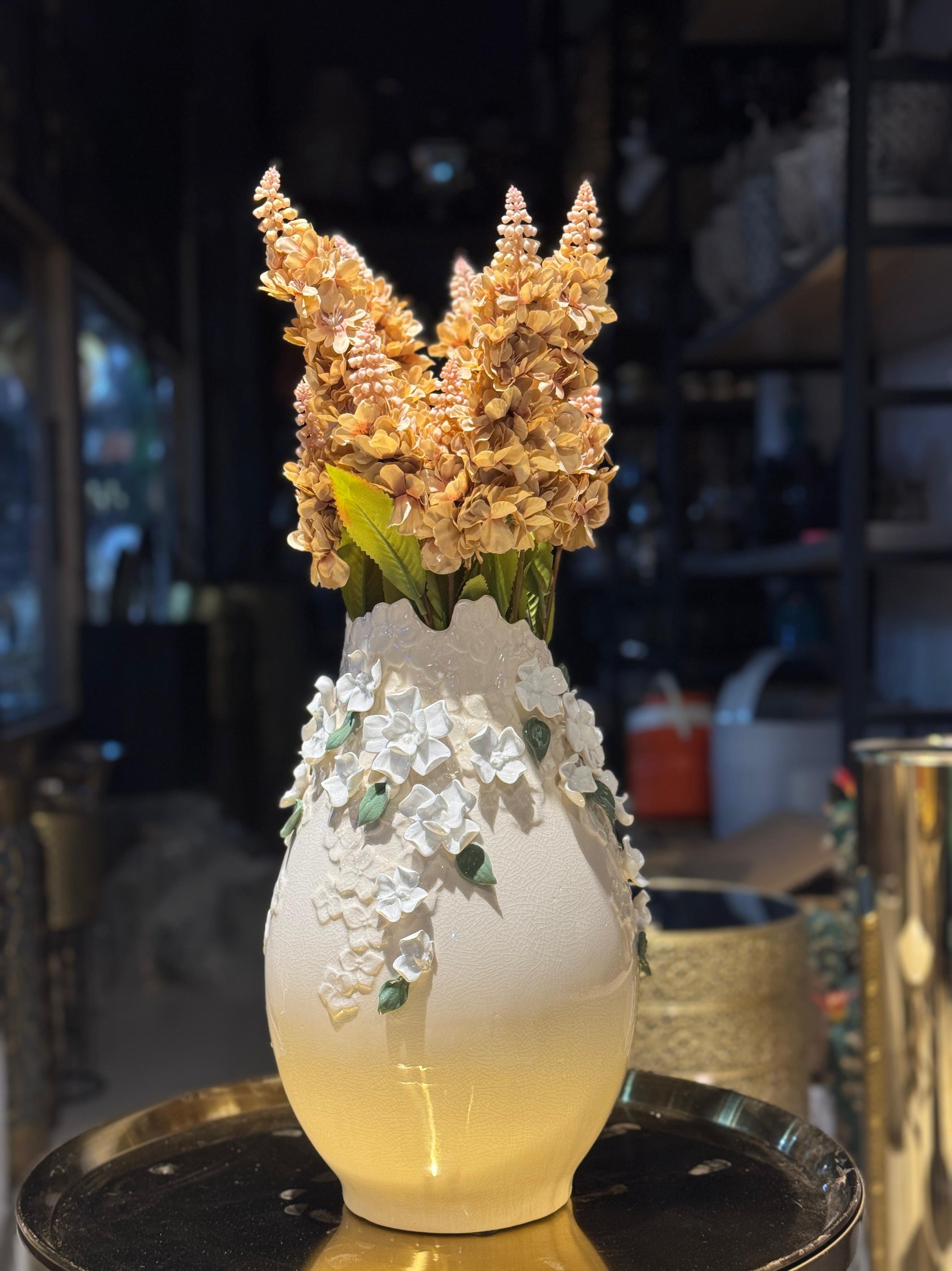 Ceramic Flower Vase for Home Decor