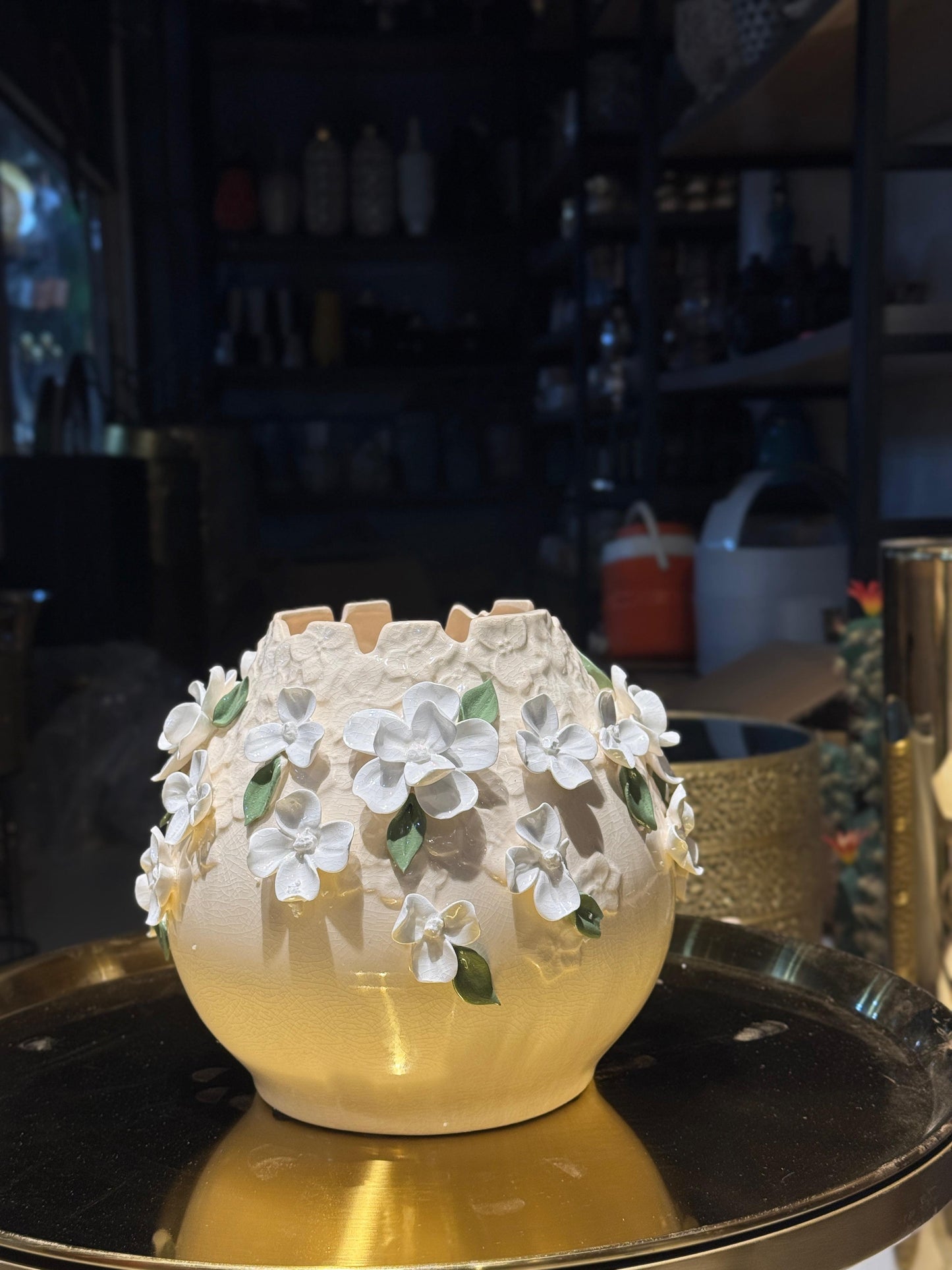 Ceramic Flower Vase for Home Decor