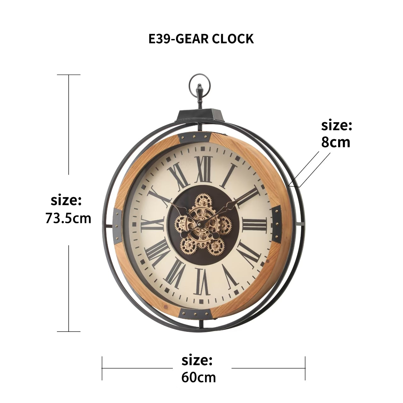 Unique Design Wall clock Mechanism Moving