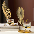 Gold Pearl Candle Stand