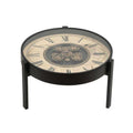 Clock Coffee Table – Cream Dial on Black Legs