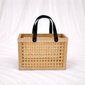 Woven Cane Tote Bags – Set of 2 – Rajpoot Flower House