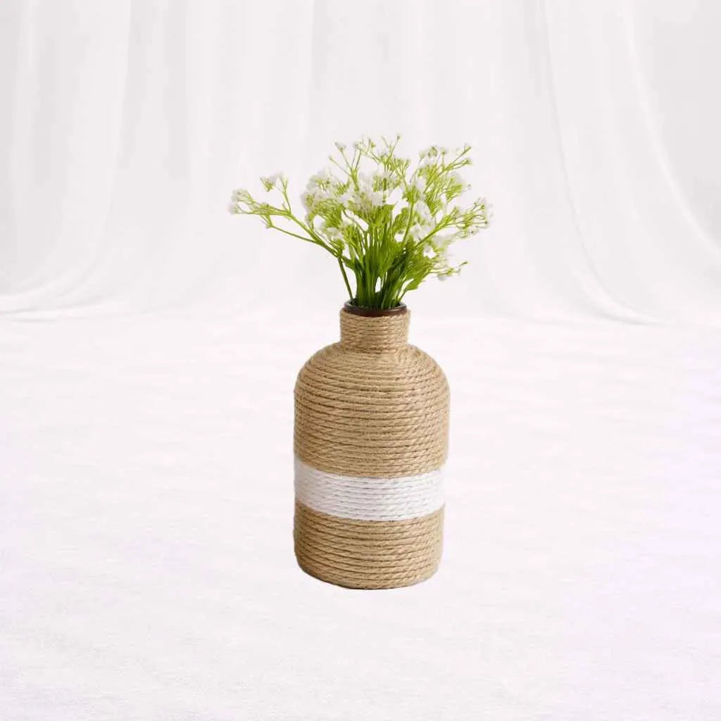 Seagrass Bottle Vase – Mini (16 cm) – Rajpoot Flower House