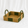 Seagrass Serving Trays – Round, Set of 3 (Alternate Weave) – Rajpoot Flower House