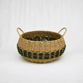 Plain Woven Storage Baskets – Set of 2 – Rajpoot Flower House