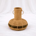Woven Rattan Bottle Vase – 3 Sizes – Rajpoot Flower House