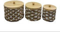 Woven Storage Canisters – Set of 3