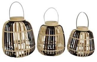 Rattan Lantern with Ring Handle – 3 Sizes