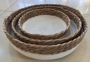 Woven Decorative Bowls – Set of 3