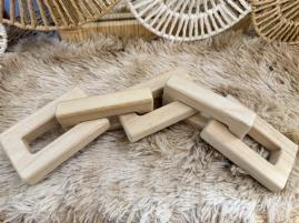 Wooden Knot Sculpture – Mini Link (12 cm)