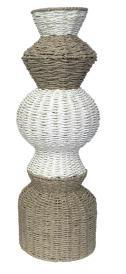 Tall Woven-Effect Decorative Vase (70 cm)