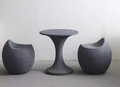 Stone-Look Accent Chair & Table Set