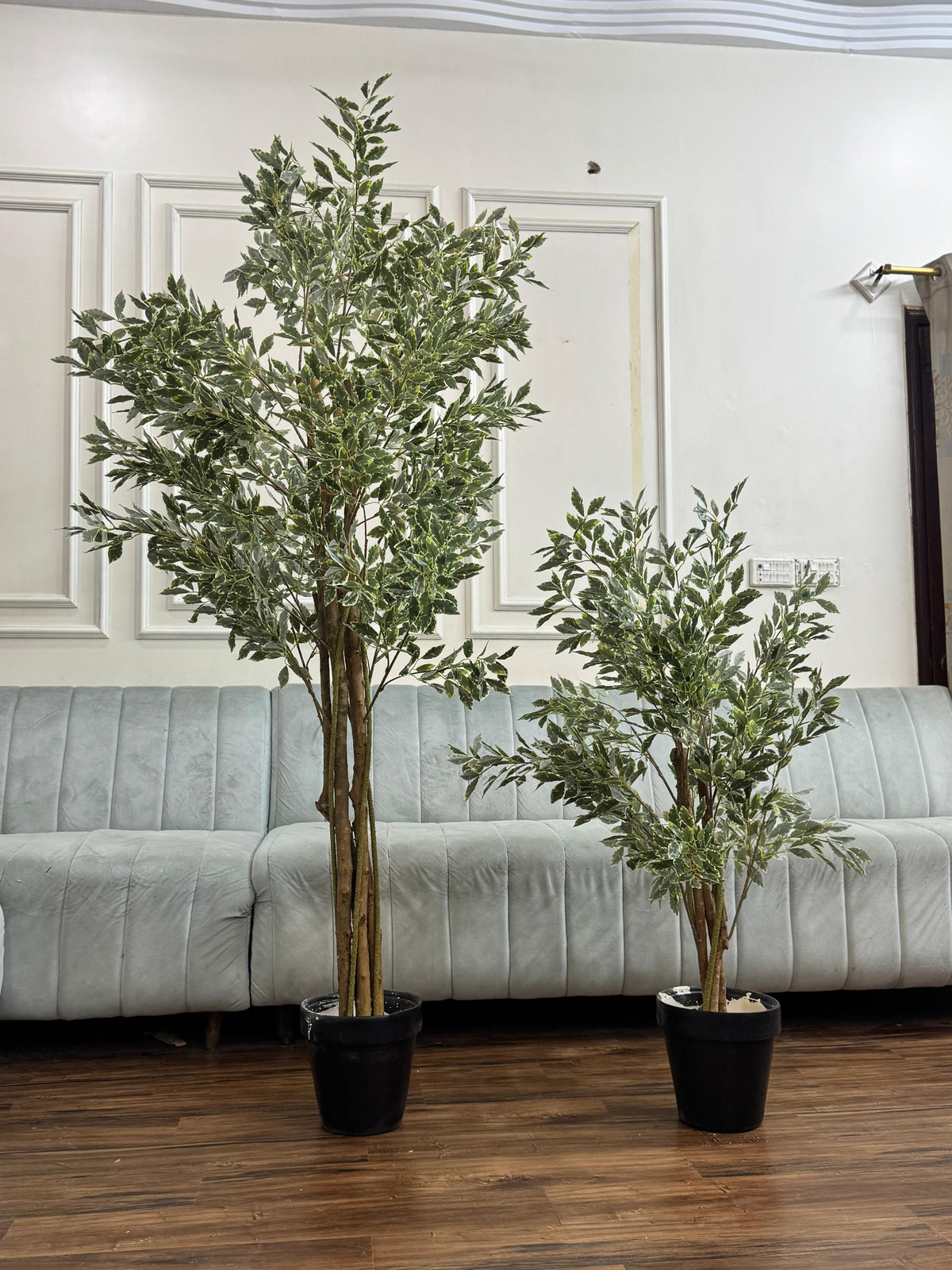 Artificial Variegated Ficus Tree