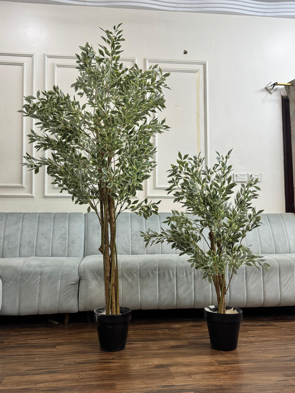 Artificial Variegated Ficus Tree